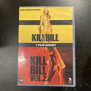 Kill Bill Volume 1 / Kill Bill Volume 2 2DVD (M-/M-) -toiminta-